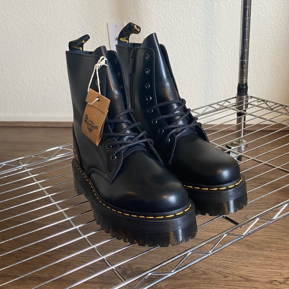 Black Platform Doc Martens